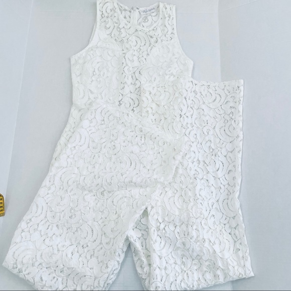 NWOT* WHYTE EYELASH - Starry Night Lace Jumpsuit - Picture 5 of 16